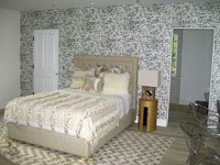 After Wallpapering Bedroom