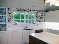 Finished Wallpapered Kitchen